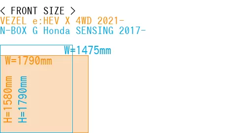 #VEZEL e:HEV X 4WD 2021- + N-BOX G Honda SENSING 2017-